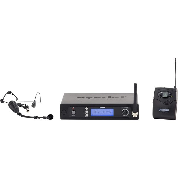 Gemini Single channel wireless UHF PLL system  headsetlavalier UHF-6100HL-R2